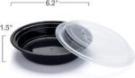 Glotoch 50-Pack 16 oz Meal Prep Containers with Airtight Lids - Reusable & Disposable Plastic Food Storage Containers, Leak-Resistant Bento Boxes for Salad, Snacks & Portion Control - Image 4
