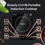 Portable Induction Cooktop, Countertop Burner with Multi-Function, 2200w Electric Stove with Easy Clean Glass, 8 Modes Sensor Touch Cooker (WP6) - Image 4