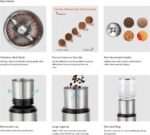 DR MILLS DM-7452 Electric Coffee Grinder,Spice Grinder Electric and Chopper,Detachable Cup, Diswash Free, Blade & Cup Made with SUS304 Stainless Steel - Image 5