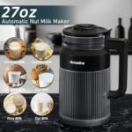 6-in-1 Nut Milk Maker, 8 Blade 27oz Homemade Almond, Soy, Coconut, Oat, Plant Based Milks and Non Dairy Beverages, Soy Milk Maker Machine with Delay Start/Keep Warm/Self-Cleaning/Boil Water - Image 4