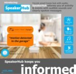 YoLink SpeakerHub & Two Motion Sensor Smart Home and Security Kit – Audio Hub Plays Tones/Sounds, Spoken Messages, LoRa-Powered ¼ Mile Range, WiFi Required - Image 5