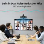Full HD 1080P Webcam with Microphone, Noise-Canceling, Privacy Cover, Wide-Angle Lens, Auto Light Correction, Plug & Play USB Web Camera for Laptop, Desktop, PC, Mac, Zoom, Skype – Pro Series - Image 4