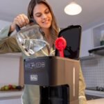 BLACK+DECKER CAFÉCRAFT 12-Cup Programmable Coffee Maker, Stainless Steel Drip Coffeemaker with Vortex Showerhead, Strength Selector, Sneak-A-Cup, Keep Warm - Image 4