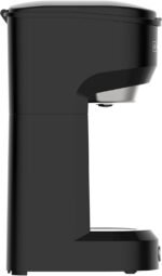 CULINARY CHEF Retro Single Serve Maker, Brewer for Ground Coffee, 300 milliliters, BLACK - Image 3