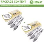 Mini Stainless Steel Food Tongs with Silding Rings 7-Inch - Set of 6 - Small Clam Shell Service Tongs for Serving Appetizers, Desserts, Salads, Barbecue and Cooking (Silver) - Image 3