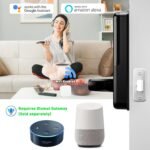 Smart Door Lock, OLUMAT Keyless Entry Door Lock Fingerprint Door Lock with Keypad Digital Lock with Handle for Home, Rental, Garage, Office and Hotel - Image 5