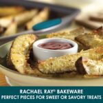 Rachael Ray 47021 Nonstick Bakeware Set with Grips includes Nonstick Baking Pans, Baking Sheet and Nonstick Bread Pan - 5 Piece, Gray with Marine Blue Handles - Image 3