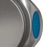 Rachael Ray 47021 Nonstick Bakeware Set with Grips includes Nonstick Baking Pans, Baking Sheet and Nonstick Bread Pan - 5 Piece, Gray with Marine Blue Handles - Image 4