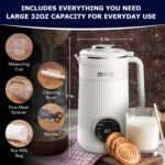 8 in 1 Nut Milk Maker Machine Blender, 32oz Homemade Soy, Almond, Oat, Coconut, Plant Based and Non Dairy Beverages, Nutmilk Maker Machines – with Delay Start and Keep Warm Functions - Image 4