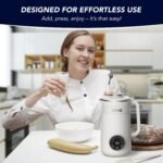 8 in 1 Nut Milk Maker Machine Blender, 32oz Homemade Soy, Almond, Oat, Coconut, Plant Based and Non Dairy Beverages, Nutmilk Maker Machines – with Delay Start and Keep Warm Functions - Image 5