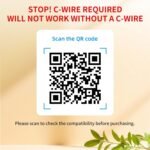 Smart Thermostat for House, WiFi Programmable Thermostat, Compatible with Alexa and Google Assistant, Remote Control Tuya/Smart Life, 𝗖-𝗪𝗶𝗿𝗲 𝗥𝗲𝗾𝘂𝗶𝗿𝗲𝗱 - Image 3