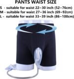 Male Urine Collector, Wearable Urine Collection Bag for Men, Men's Portable External Catheter Device with Two 500ml Urine Bag Reusable (M) - Image 3