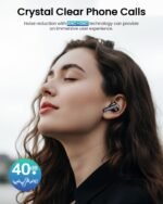 ZIUTY Wireless Earbuds Bluetooth Headphones, ANC/ENC Noise Cancelling, Ear Buds with Multifuntional Touch Screen, 40H Stereo Sound for Sports, IPX7 Clear Calls, 5 EQ for iOS Android(Black) - Image 4