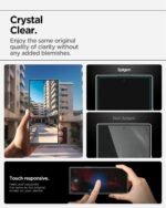 Spigen Tempered Glass Screen Protector [GlasTR EZ FIT Pro] designed for Galaxy Z Fold 7 [Case Friendly] - 2 Pack - Image 6