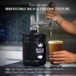 The Original Royal Brew Nitro Cold Brew Coffee Maker - Gift for Coffee Lovers - 64 oz Home Keg, Nitrogen Gas System Coffee Dispenser Kit - Image 3