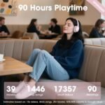 DOQAUS Over-Ear Bluetooth Headphones with 90-Hour Playtime, 3 Professional EQ Modes, HiFi Deep Bass & HD Mic for Extended Travel, Gym Workouts & Daily Use - Image 3