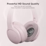 DOQAUS Over-Ear Bluetooth Headphones with 90-Hour Playtime, 3 Professional EQ Modes, HiFi Deep Bass & HD Mic for Extended Travel, Gym Workouts & Daily Use - Image 6