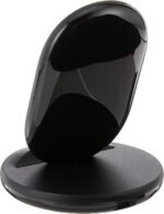 Belkin Quick Charge Wireless Charging Stand - 15W Qi-Certified Charger Stand for iPhone, Galaxy, Pixel & More, Charge While Listening to Music, Video Streaming, & Video Calling - Black (No PSU) - Image 4