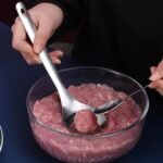 2Pcs Cactus Peeler Spoon, Stainless Steel Rice Meat Dumplings Spoon Squeezing Meatball Artifact Kitchen Tools, Peelers, Graters, Peelers and Slicers for Kitchen Utensils and Gadgets - Image 3