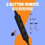 JBL Tune 310C - Wired Hi-Res in-Ear Headphones, Tangle-Free Flat Cable, 3-Button Remote with Microphone (White) - Image 5