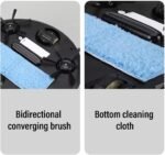 Marhynchus Robot Vacuum Mop Combo 3 in 1 Smart Robotic Cleaner with 1200mAh Lion Battery 90min Runtime for Pet Hair Hard Floors Carpets - Image 5