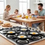 Hiceeden 4 Pack Mini Cast Iron Skillet, 4" Small Frying Pans with Double Drip-Spouts for Stove, Oven, Grill Safe, Indoor and Outdoor Use, Non-stick - Image 6