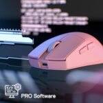 Redragon M916 PRO 3-Mode Wireless Gaming Mouse, 55G Ultra-Light 26K DPI Mouse w/Ergonomic Natural Grip Build, Full Programmable Buttons, Software Supports DIY Keybinds & DPI (1K Hz, Pink) - Image 5