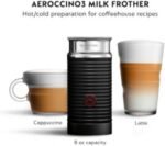 Nespresso Vertuo Coffee and Espresso Maker by Breville, Chrome with Aeroccino Milk Frother - Image 4
