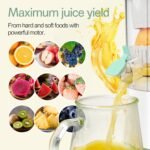 Rechargeable Electric Juicer - Citrus Juicer with Type-c Rechargeable for Orange, Lemon and Grapefruit Juicing. (White-45Watts) - Image 5