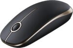 VssoPlor Wireless Mouse, 2.4G Slim Portable Computer Laptop Mouse with Nano Receiver Quiet Silent Optical Mice for Notebook, PC, Laptop, Computer-Black and Gold - Image 5