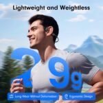 Bone Conduction Headphones,Open Ear Headphones,Wireless Headphones with Mic,Bluetooth 5.4,10H Playtime & IPX5 Waterproof,Sports Headphone for Running & Outdoor - Image 3