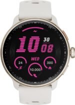 R3 GPS Smartwatch (White/Gold) - Image 7