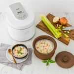 AROMA® Professional Rice Cooker with Purple Clay Cooking Pot, 6-Cup (Uncooked) / 12-Cup (Cooked), Healthy Grain Multicooker, Natural Ceramic, 3 Qt, White, ARC-7206P - Image 6
