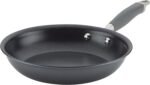 Anolon Advanced Home Hard-Anodized Nonstick Skillets (2 Piece Set- 10.25-Inch & 12.75-Inch, Moonstone) - Image 6