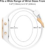 GOLDEN HOUR Waterproof Sport Women's Digital Chronograph Silicone Strap Watch - Image 4