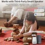 Tuya Smart Wireless Battery Powered Humidity and Temperature Sensor, Free Data Storage Export, Long-Lasting for Home/Basement/Baby Room, Alexa Compatible, Real-Time Alerts via App (4 Pack) - Image 3