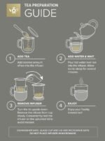 Teabloom Personal Tea Maker - Insulated Heatproof Glass Cup with Loose Tea Infuser and Lid/Coaster – Tea Connoisseur's Choice – Borosilicate Glass Infusion Mug (8 Oz) - Image 5