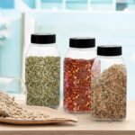 ROYALHOUSE 6 PACK 32 Oz with Black Cap, Plastic Spice Jars Bottles Containers, Perfect for Storing Spice, Herbs and Powders, Lined Cap, Safe Plastic, PET, BPA free, Made in the USA - Image 5