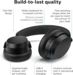 Sennheiser ACCENTUM Wireless Bluetooth Headphones – Hybrid ANC Noise Cancelling, 50‑Hour Battery, Lightweight Over‑Ear Design, Clear Calls, Travel & Work Headset, White - Image 7