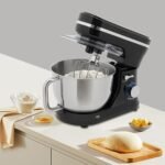 Electric Food Mixer 4.75QT Kitchen Mixing Machine with Bowl, Dough Hook 380W Household Stand Mixer for Kneading Dough Whipping Cream Baking Cake Bread - Image 4