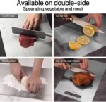 Titanium Cutting Board For Kitchen-Cutting Board Double Side Food Grade,Pure Cut Titanium,Durable Dishwasher Safe Easy to Clean Medium Size (14''Lx10''W) - Image 3