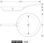 Heritage Steel Eater Series 12 Inch Frying Pan | Made in USA | 5-Ply Fully Clad Stainless Steel | Stay Cool Handle Design | Induction Ready & Non-Toxic - Image 4