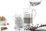 Gourmia GCM9830 French Press Coffee Maker Set 600 ml French Press Coffee Brewer With 2 Matching Stainless Steel Drinking Cups - Image 4