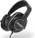 Koss Pro4S Full Size Over-Ear Studio Headphones, Detachable Cord with Dual Choice Entry, Black with Silver Trim - Image 3