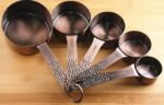 Smithcraft Copper Measuring Cups and Spoons Set, Metric & US Stainless Steel 5 Measuring Cups and 6 Measuring Spoons for Baking & Kitchen - Image 5