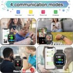 Wonlex 4G GPS Smart Watch for Kids with SIM Card, 1.4" Touch Screen Kids Smartwatch for Boys Girls Gift, Kids Phone Watch with Video Calls/Voice Chat/Camera/Music/Alarm/SOS/Pedometer - Image 3