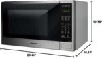 Panasonic NN-SU696S Microwave Oven, 1.3 Cft, Stainless Steel/Silver - Image 3