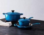 Le Creuset Enameled Cast Iron Signature Iron Handle Skillet, 11.75", Marseille - Image 3