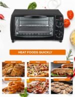 Commercial Chef 10 Liter 4 Slice Mechanical Toaster Oven - Image 3