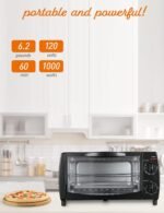 Commercial Chef 10 Liter 4 Slice Mechanical Toaster Oven - Image 4